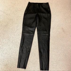 Zara premium leather pants